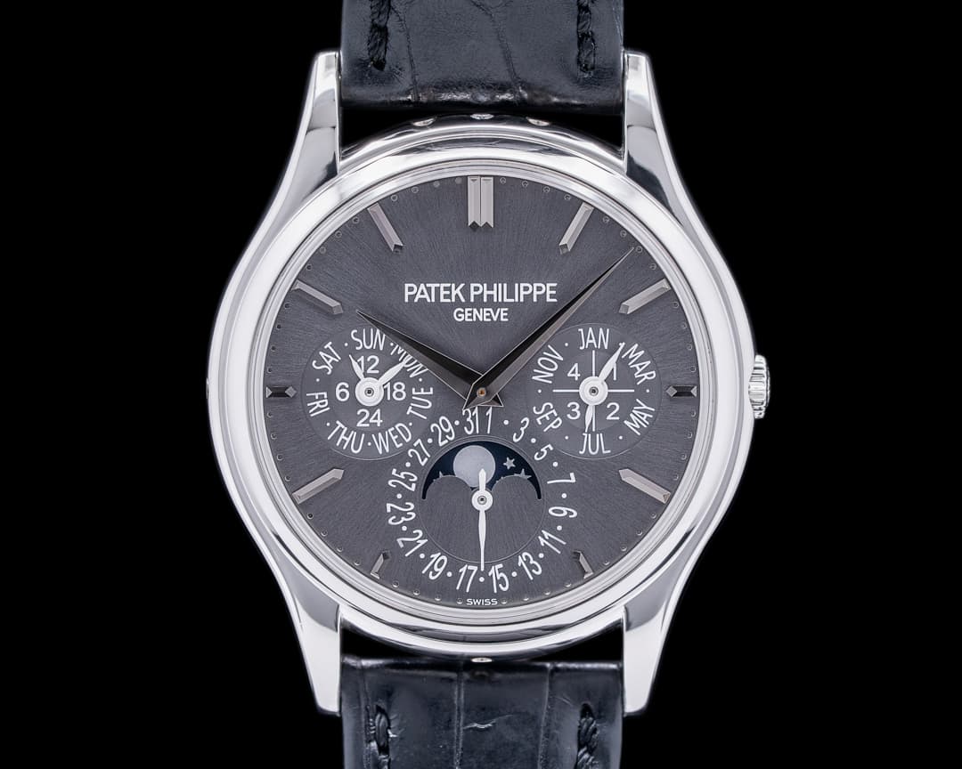 Patek Philippe Perpetual Calendar 5140P Platinum Charcoal Grey Dial RARE