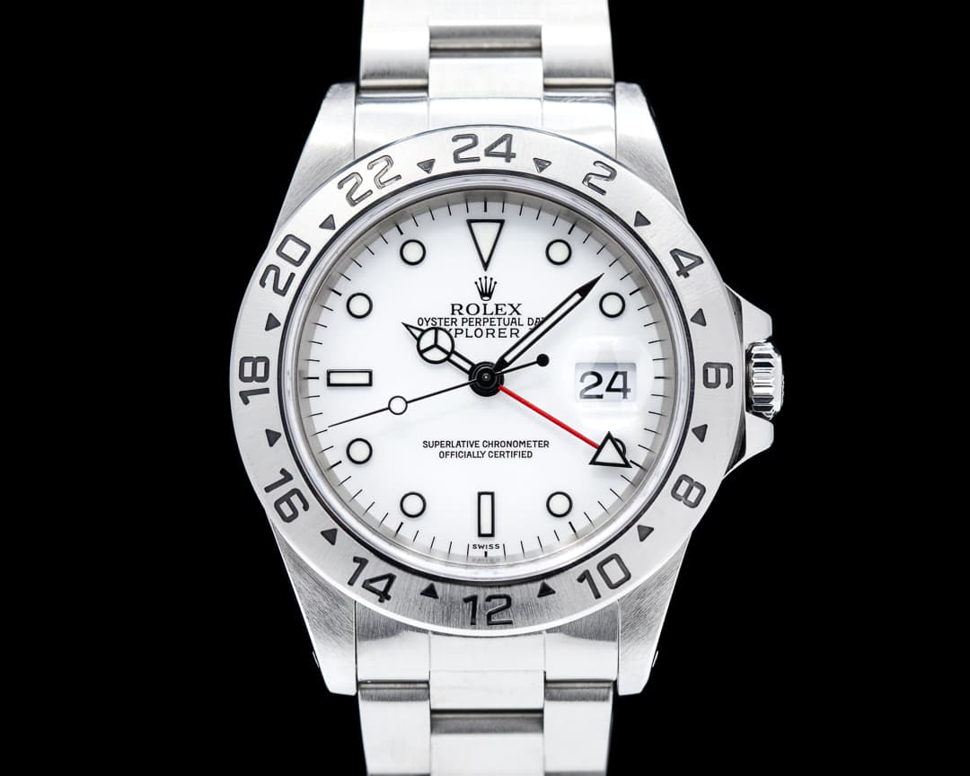 Rolex Explorer II SS White Dial 16570 "Swiss Only"