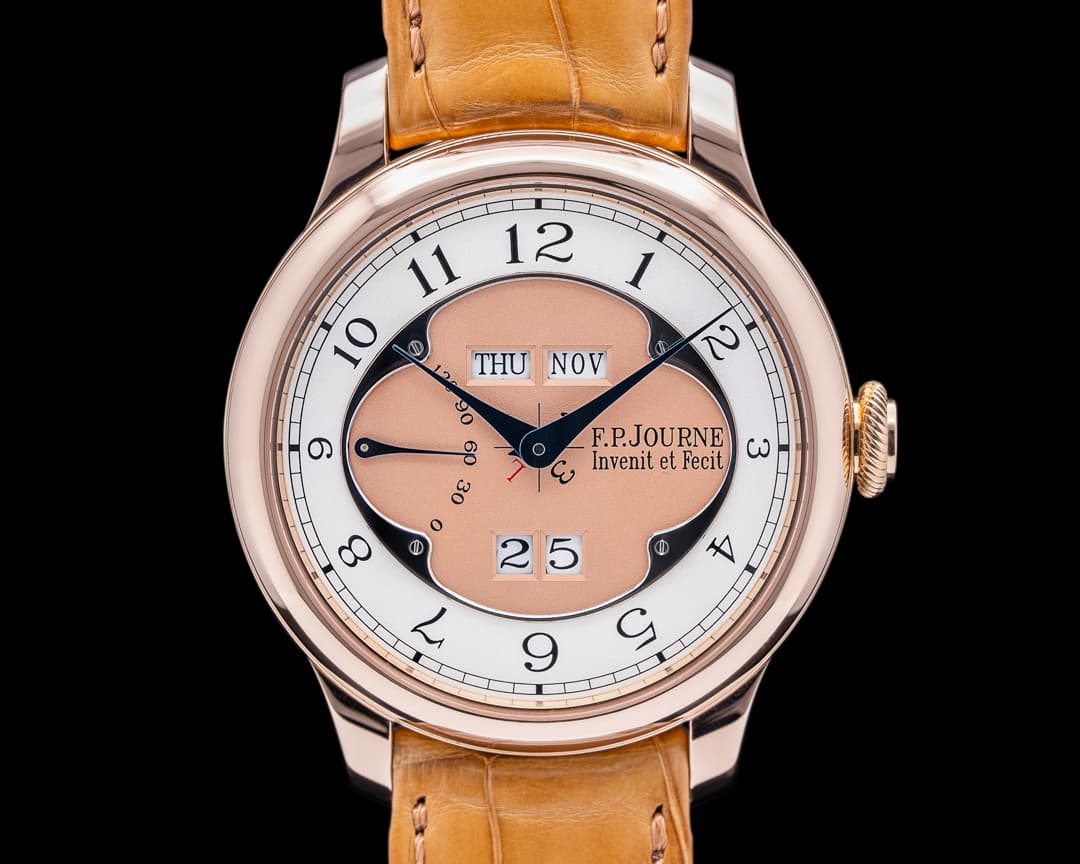 F. P. Journe Octa Quantieme Perpetual Calendar Rose Gold Salmon Dial 42MM