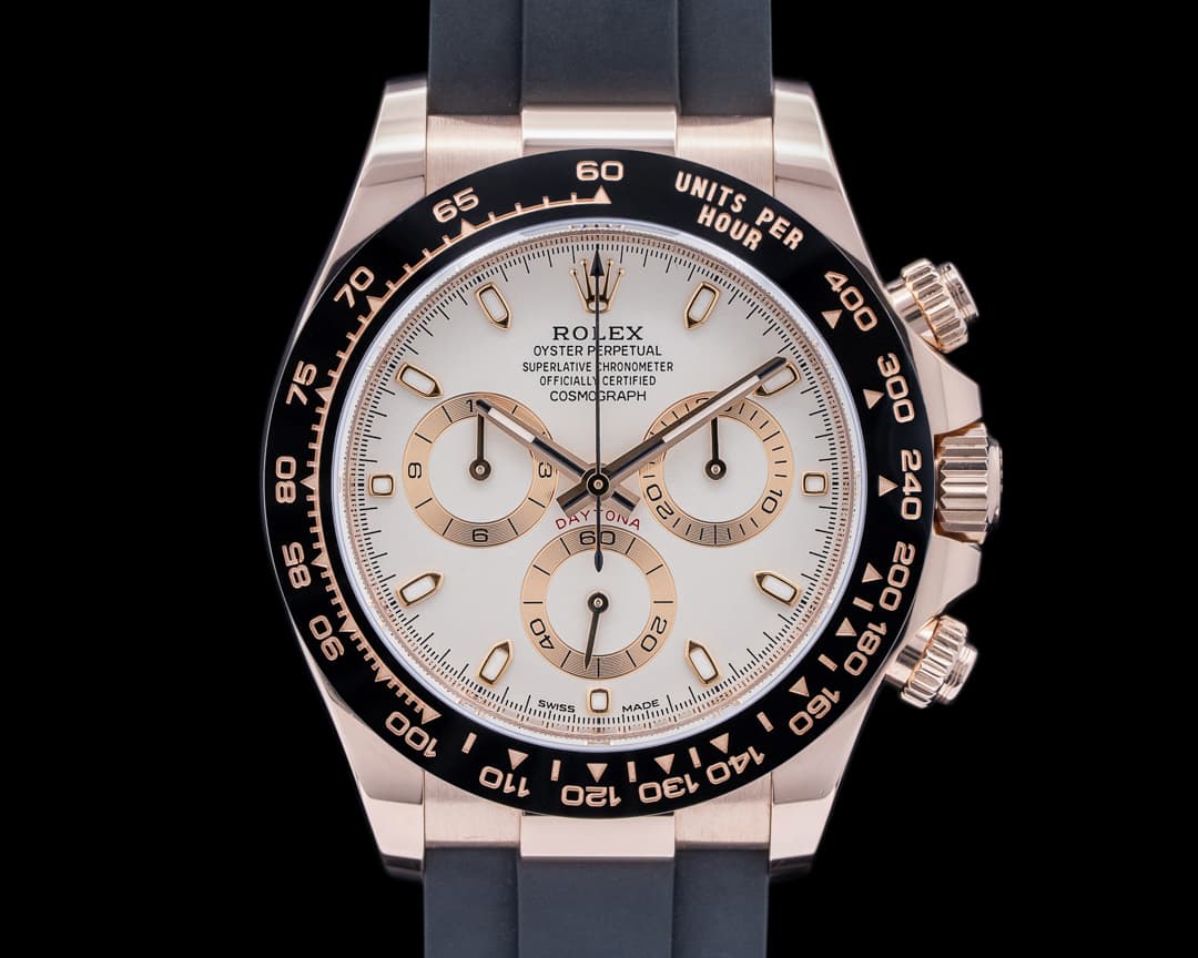 Rolex Cosmograph Daytona 116515LN 18K Rose Gold Ivory Dial / Rubber 2022
