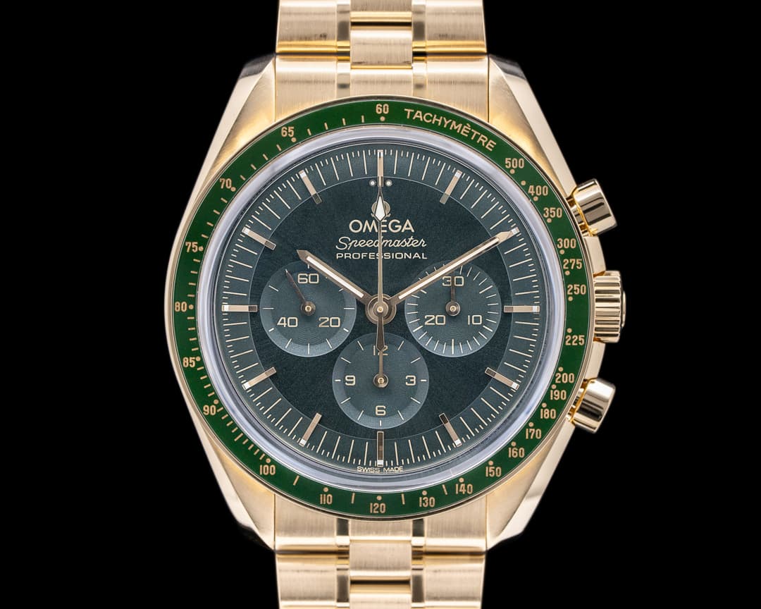Omega Speedmaster Moonwatch Professional "Moonshine" Green Dial 