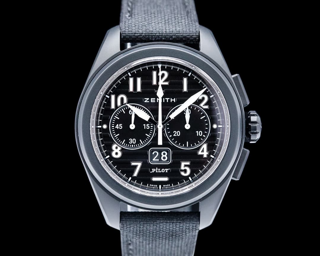 Zenith Ceramic Pilot Flyback Chronograph Big Date Automatic