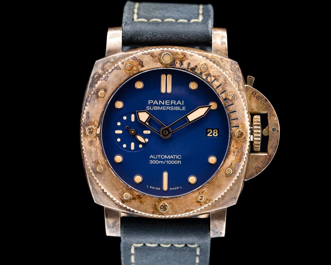 Panerai Submersible Bronzo PAM01074 Blu Abisso