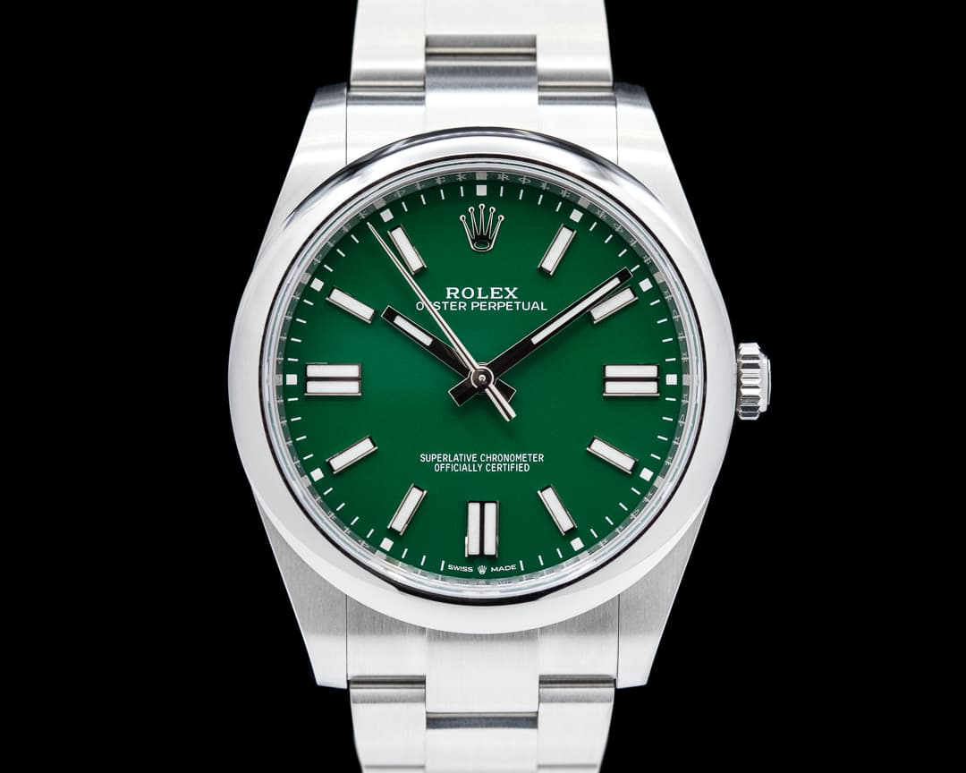 Rolex Oyster Perpetual 124300 41mm SS / Green Dial 2023
