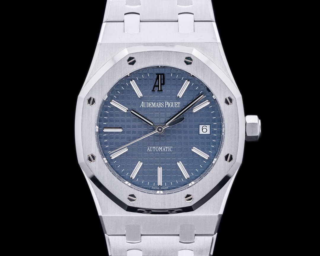 Audemars Piguet Royal Oak BLUE Dial 15300ST SS Full set