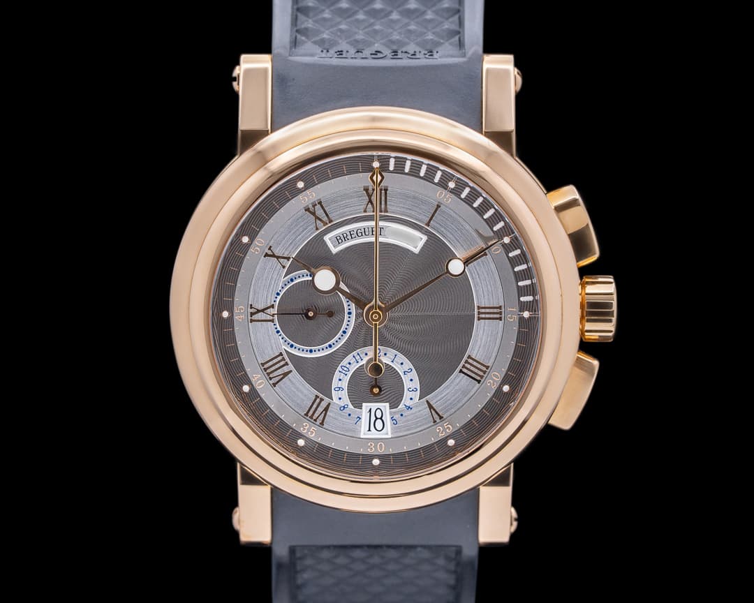 Breguet Marine Chronograph 5827BR 18K Rose Gold 