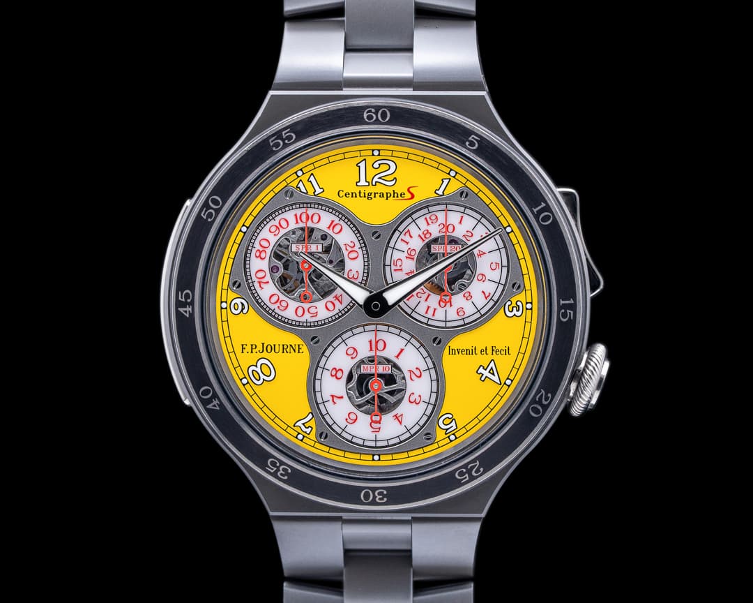 F. P. Journe Centigraphe CTS2 LineSport Titanium Yellow Dial 2020