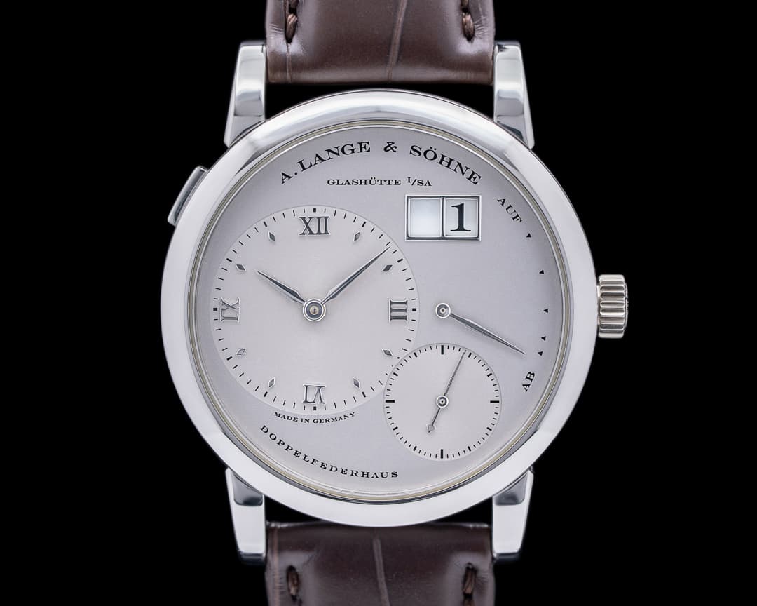 A. Lange and Sohne Lange 1 101.025 Platinum "STEALTH" Silver Dial 1999