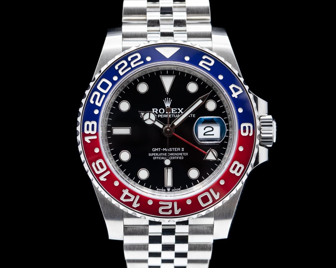 Rolex GMT Master II Ceramic 126710BLRO "Pepsi" SS / Jubilee