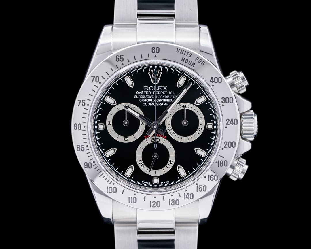 Rolex Daytona 116520 Black Dial SS FULL SET