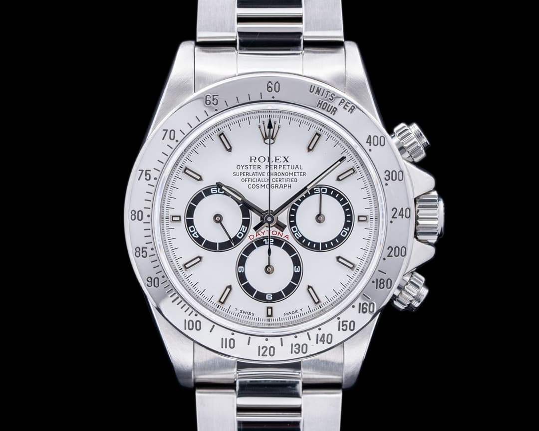 Rolex Daytona 16520 Zenith Movement White Dial SS 