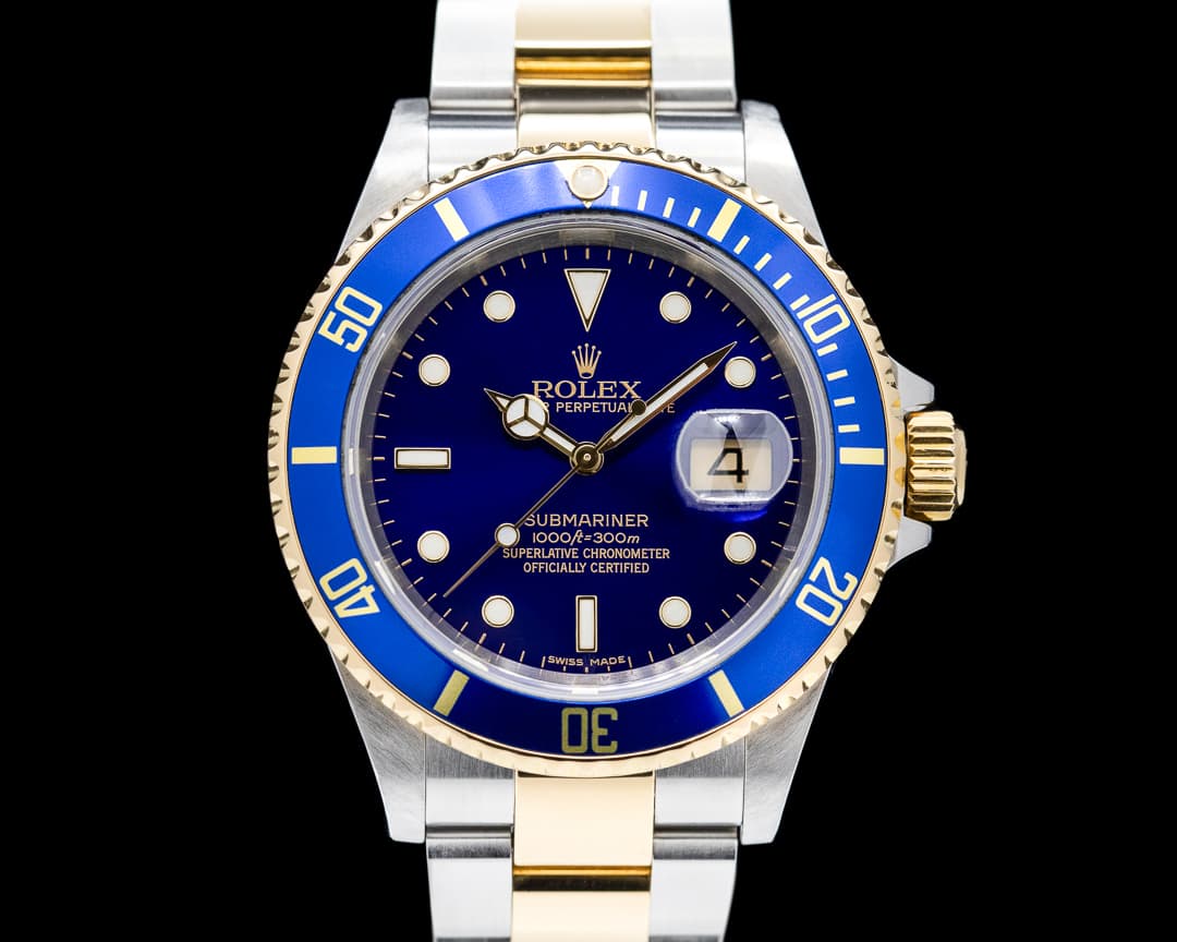 Rolex Submariner 16613 Blue Dial SS / 18K