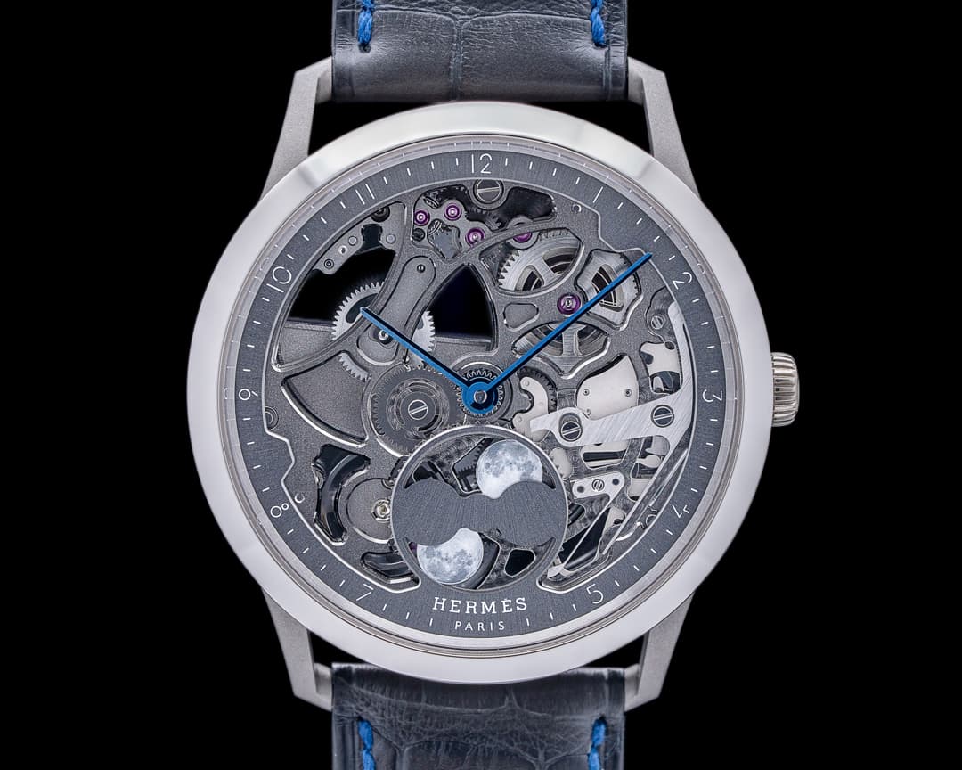 Hermes Slim d'Hermes Squelette Lune