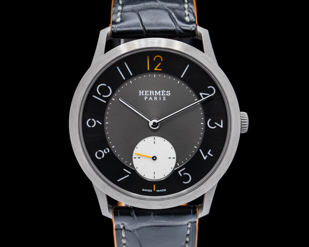 Hermes Slim d'Hermes Titanium Grey Dial