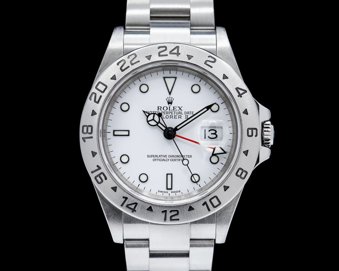 Rolex Explorer II SS White Dial 16570