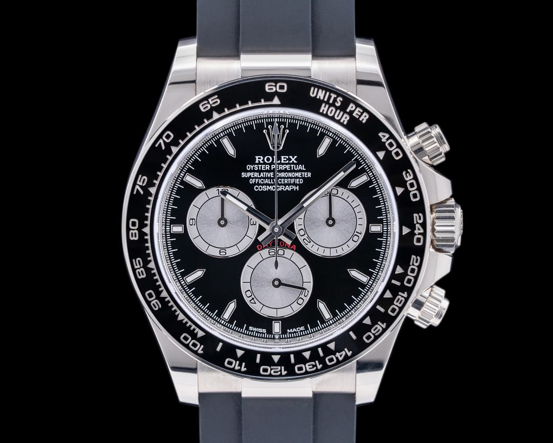 Rolex Daytona 126519 18K White Gold Ceramic Oysterflex Black NEW MODEL