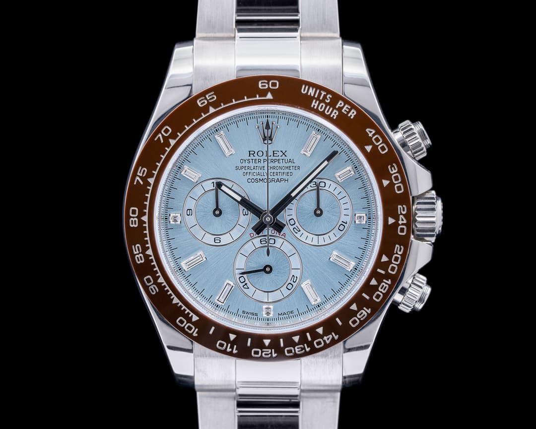 Rolex Daytona Platinum 116506 Baguette Diamond Dial