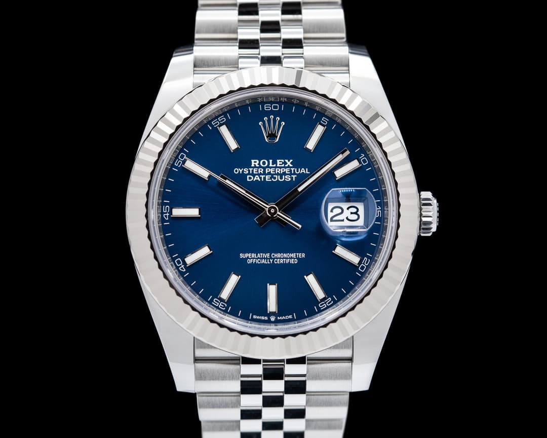 Rolex Datejust 41 Blue Stick Dial SS / SS