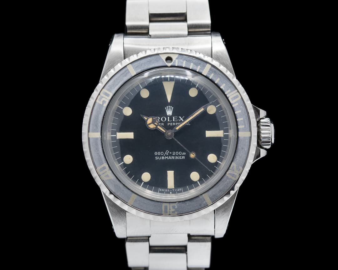Rolex Vintage Serif Matte Dial Submariner 5513 Circa 1978