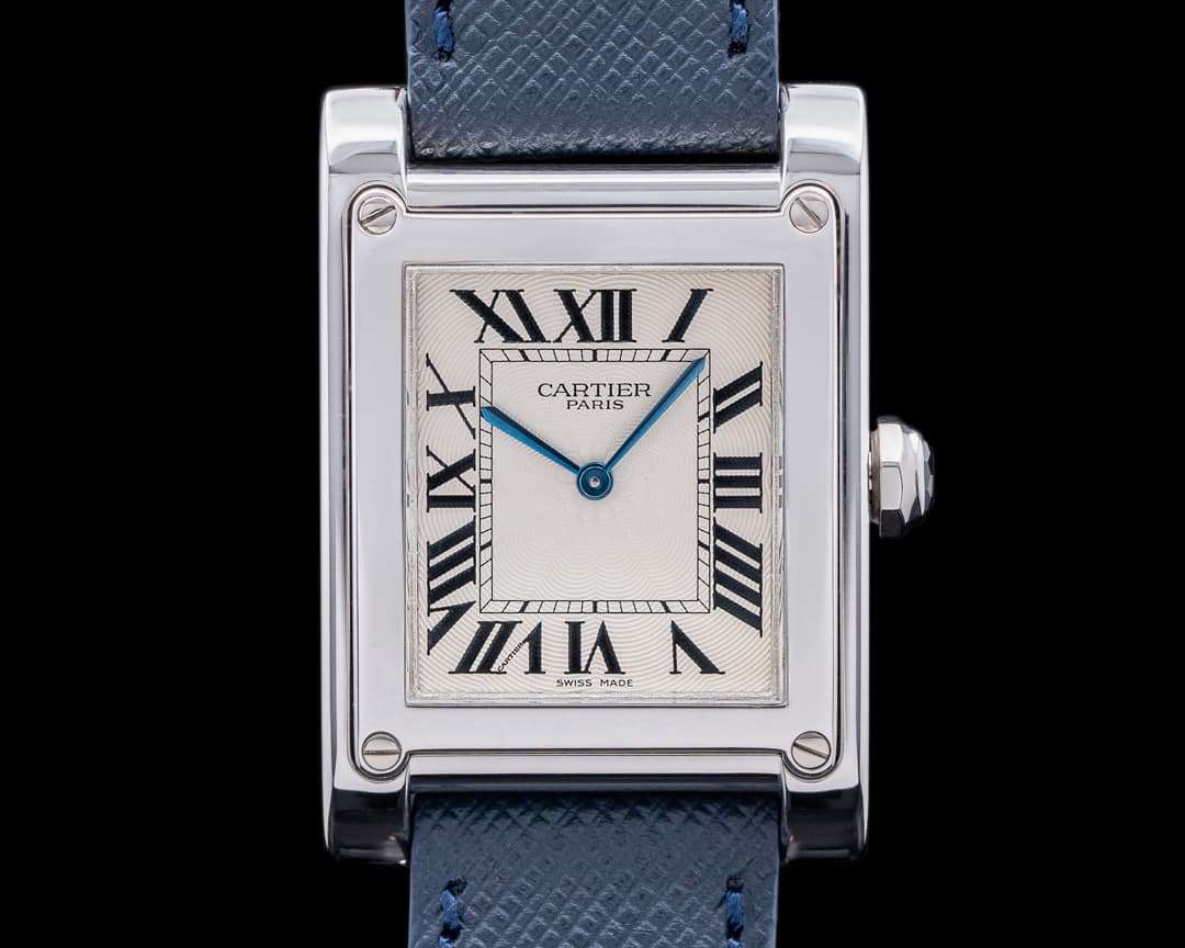 Cartier Privee Collection Tank a Vis CPCP W1539951 Platinum RARE