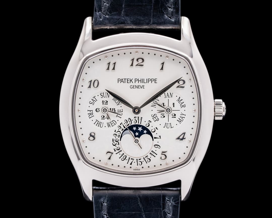 Patek Philippe Perpetual Calendar 5940G 18K White Gold Cushion Case 