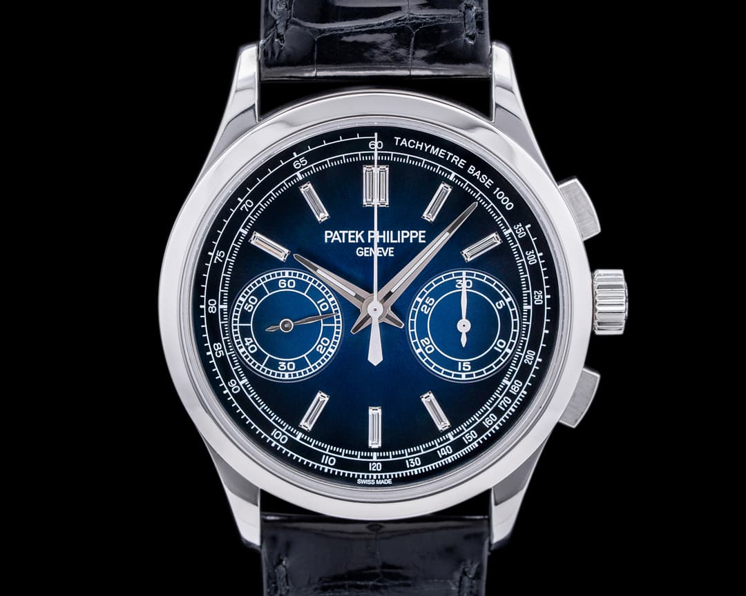 Patek Philippe Chronograph Platinum 5170P Blue Diamond Dial