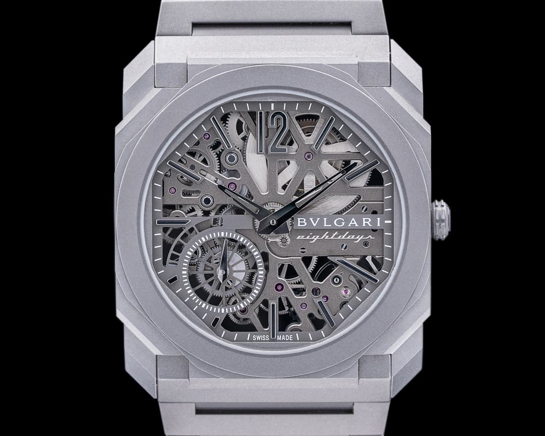 Bulgari Octo Finissimo Skeleton Titanium Bracelet 8 Days