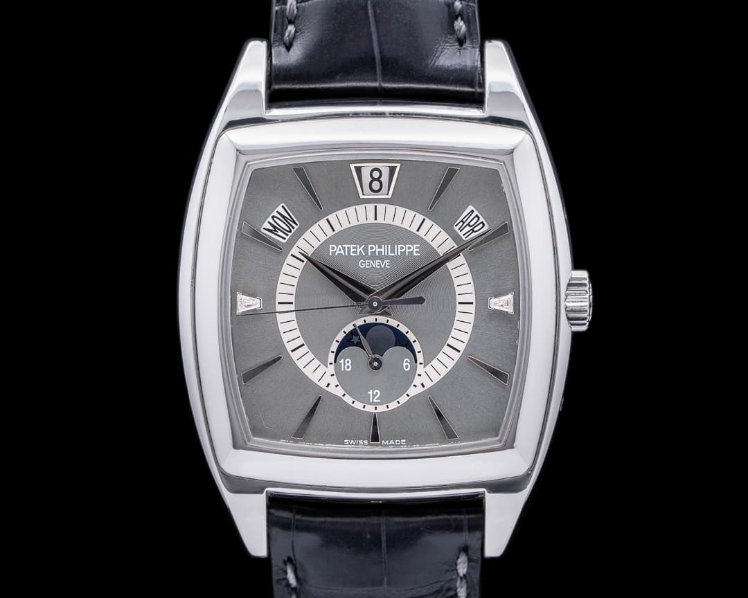 Patek Philippe Gondolo Calendario 5135 Grey Dial Platinum 