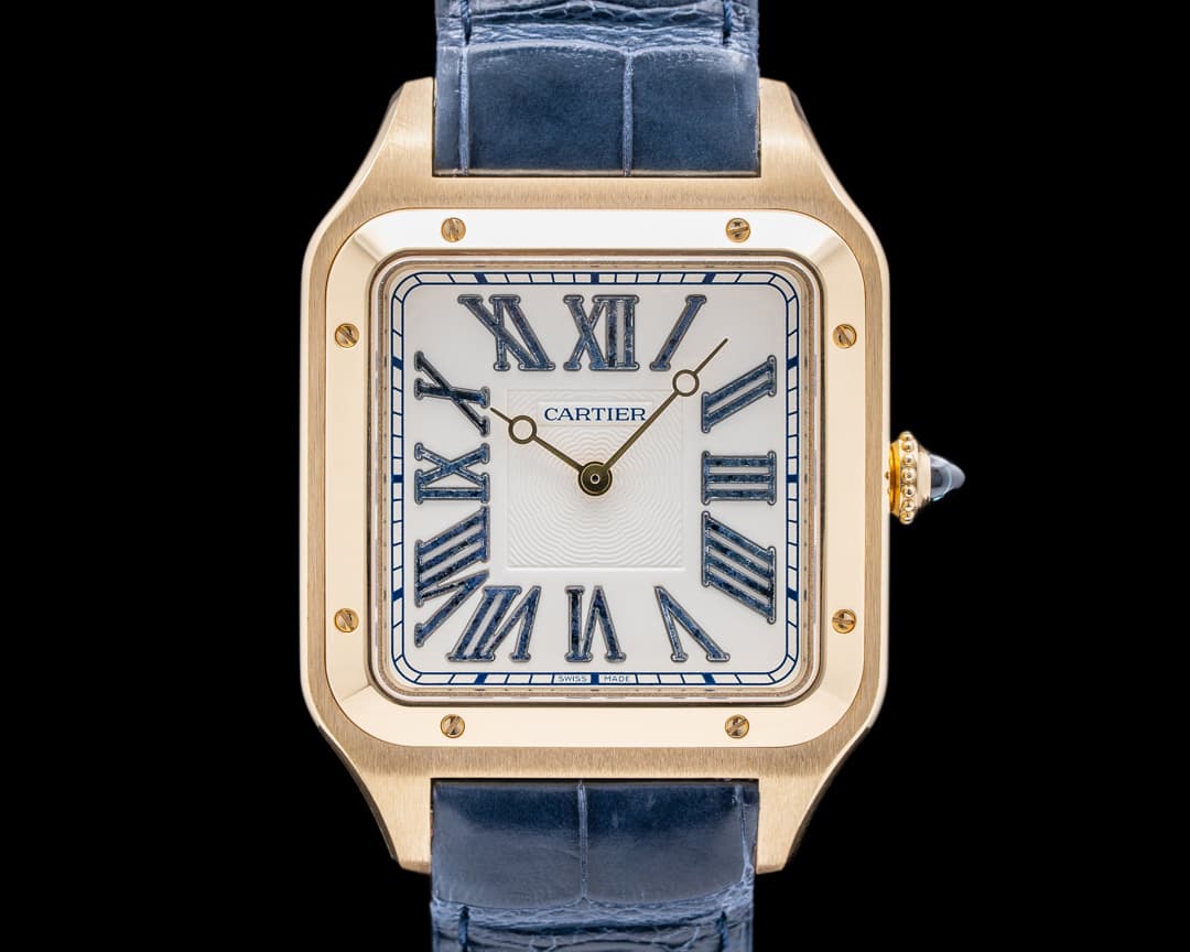 Cartier Santos Dumont XL Manual Wind Yellow Gold