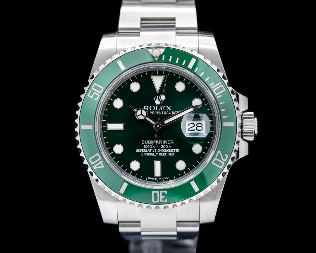 Rolex Submariner "Hulk" Green Ceramic Bezel Green Dial SS