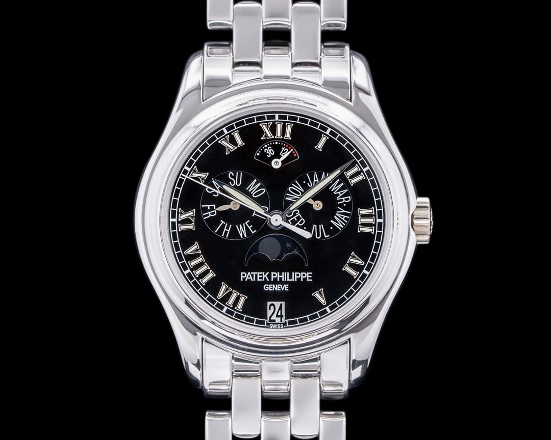 Patek Philippe Annual Calendar 5036/1G 18K White Gold / BLACK DIAL RARE