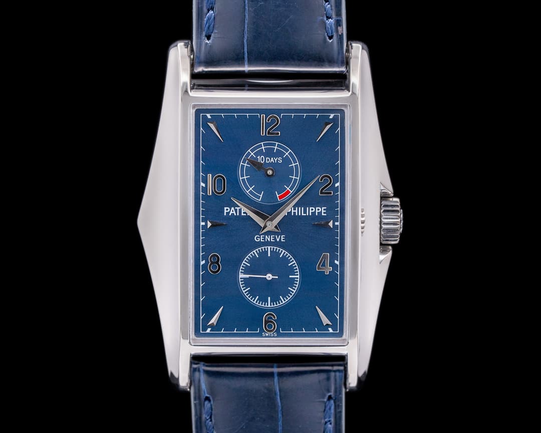 Patek Philippe 10 Day Power Reserve White Gold Blue Dial
