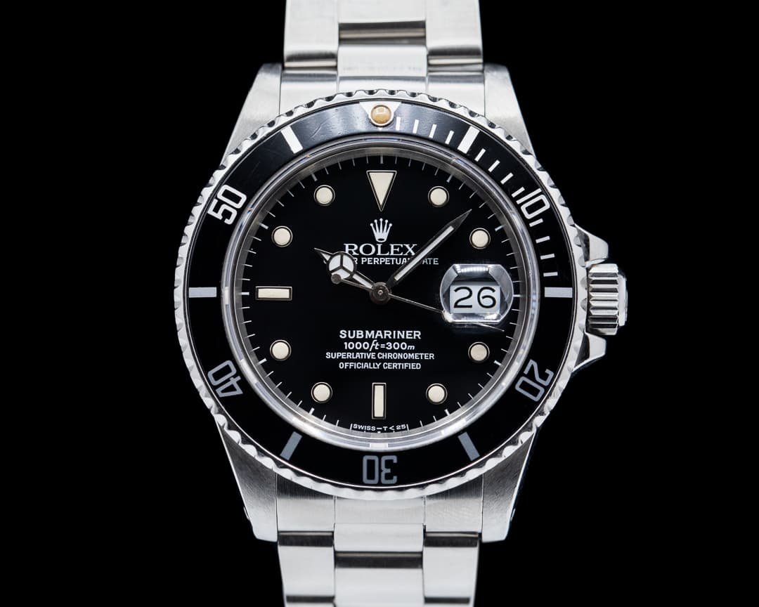 Rolex Submariner 16800 SS Matte Dial Circa 1988 FULL SET ORIGINAL OWNER