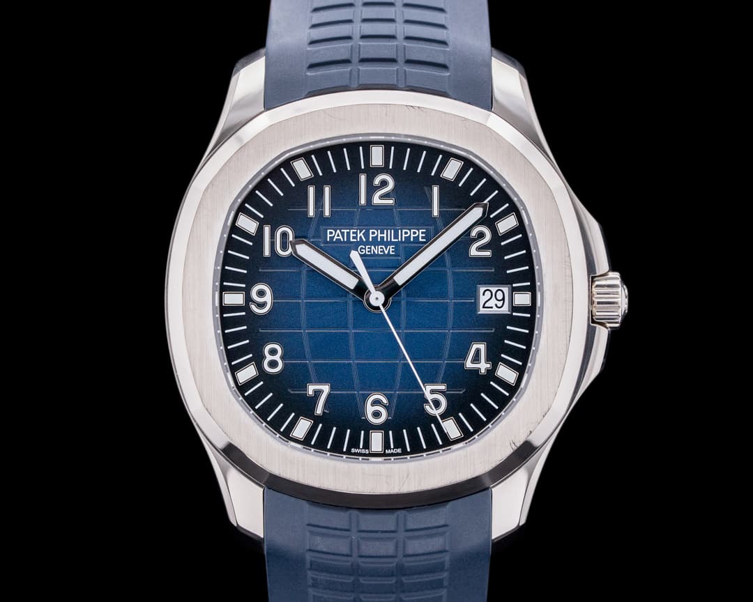 Patek Philippe Aquanaut 5168G 18K White Gold / Blue Dial