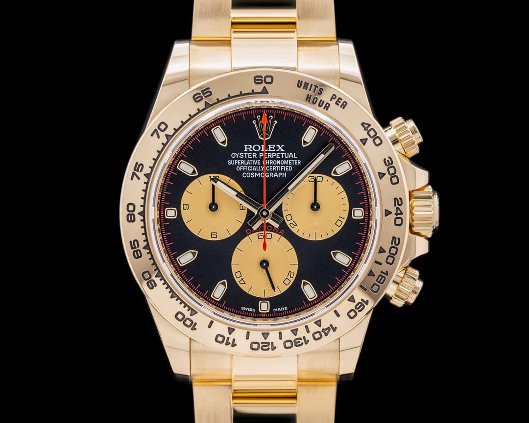 Rolex Daytona 116528 18K Yellow Gold / Black Dial "Paul Newman"