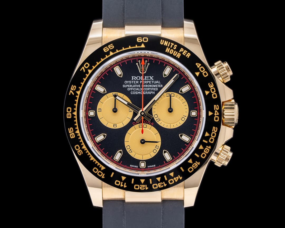 Rolex Daytona 116518LN Black Dial 18K Yellow Gold 