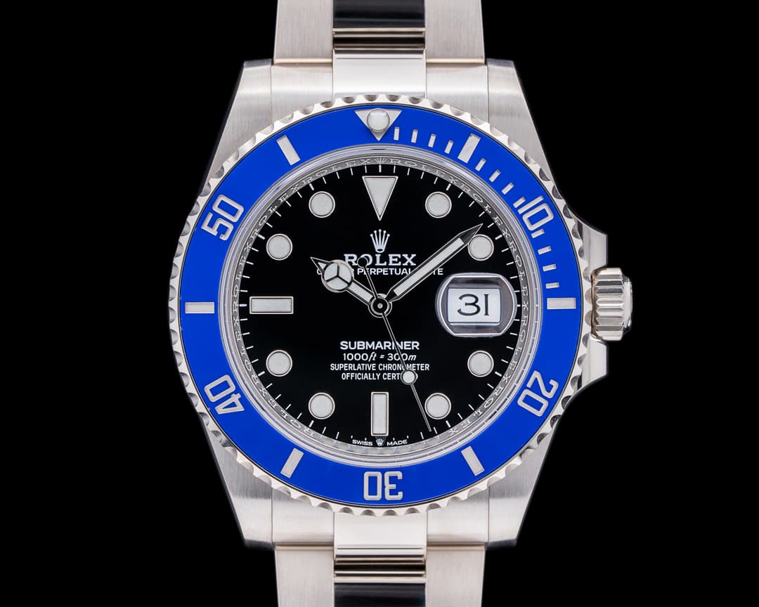 Rolex Submariner Date 126619 18K White Gold Blue Bezel 2023