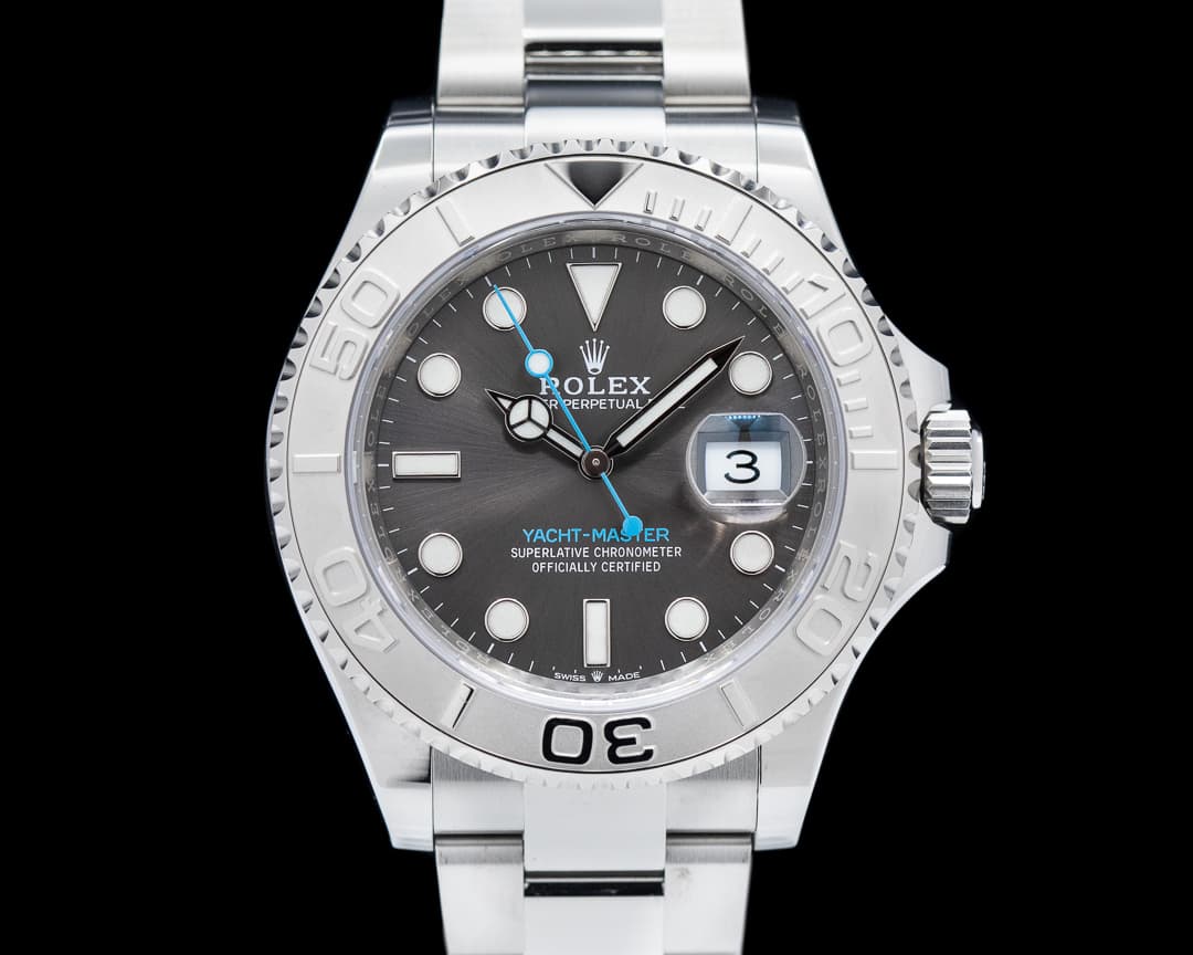 Rolex Yacht Master SS Dark Rhodium Dial / Platinum Bezel 2023