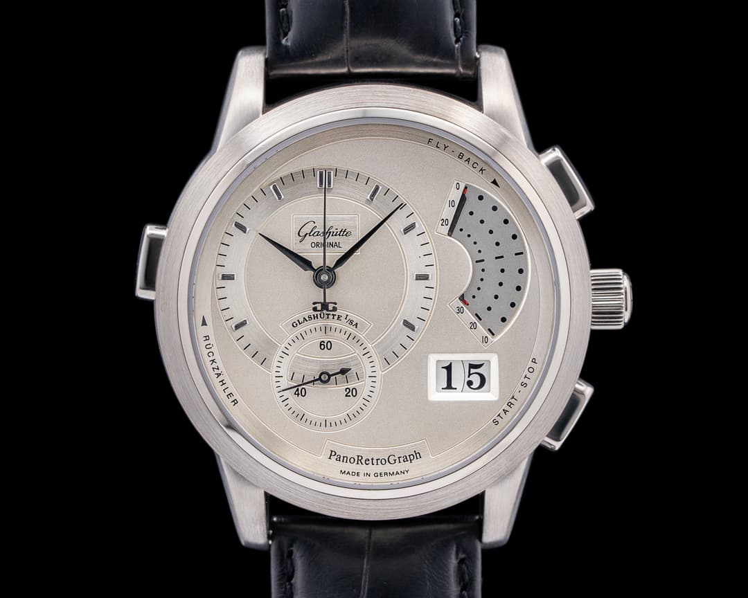 Glashutte Original PanoRetroGraph WG RARE