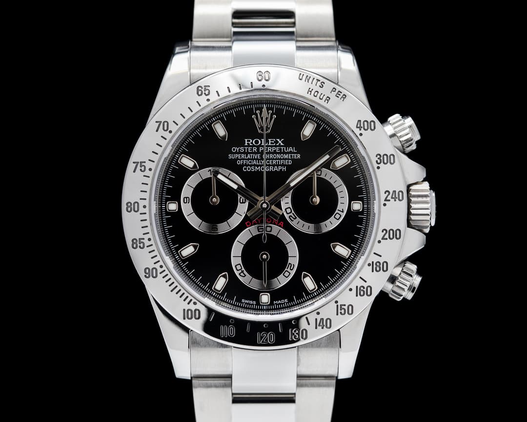 Rolex Daytona 116520 Black Dial SS FULL SET