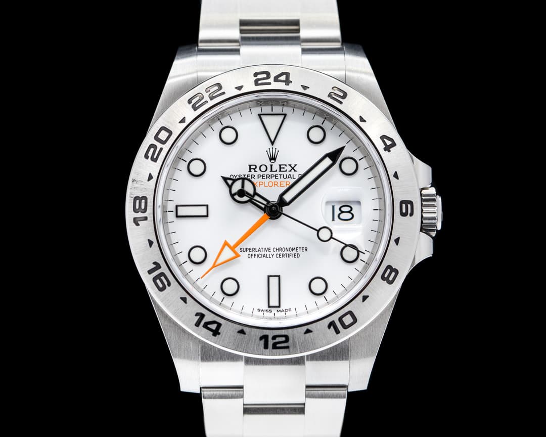 Rolex Explorer II 216570 White Dial SS