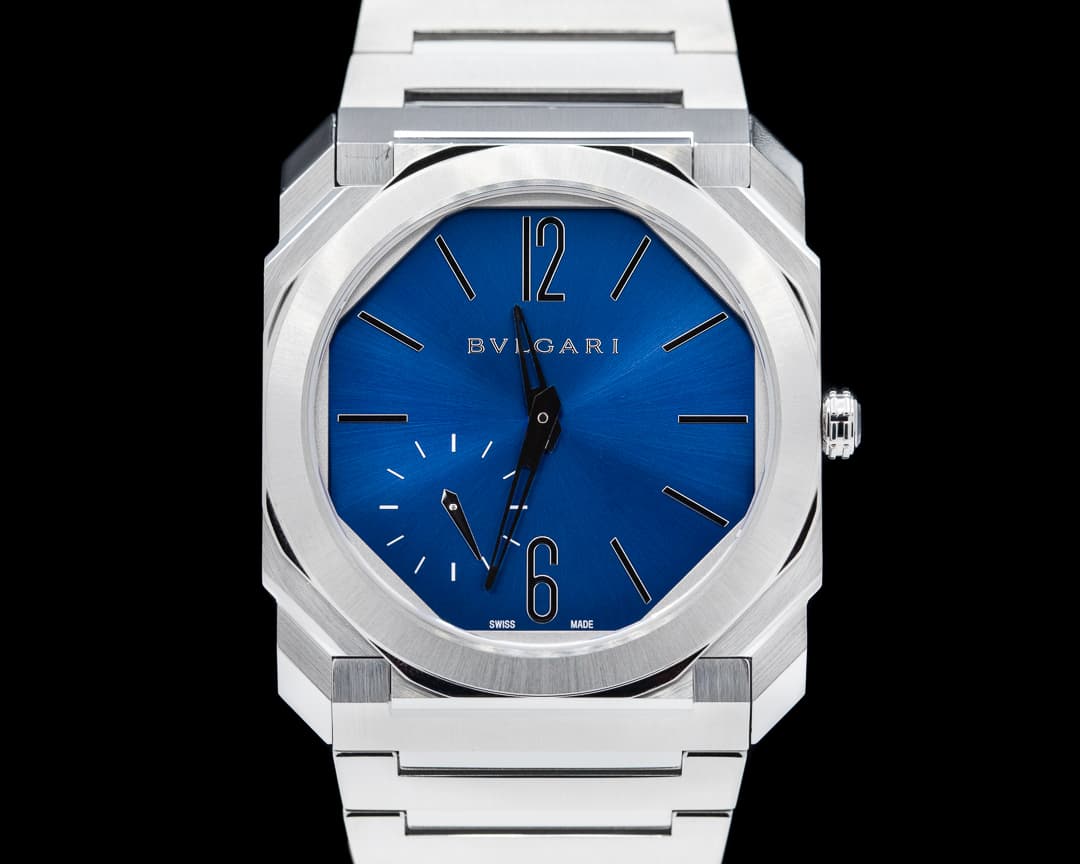 Bulgari Octo Finissimo Extra Thin SS Blue Dial 40MM