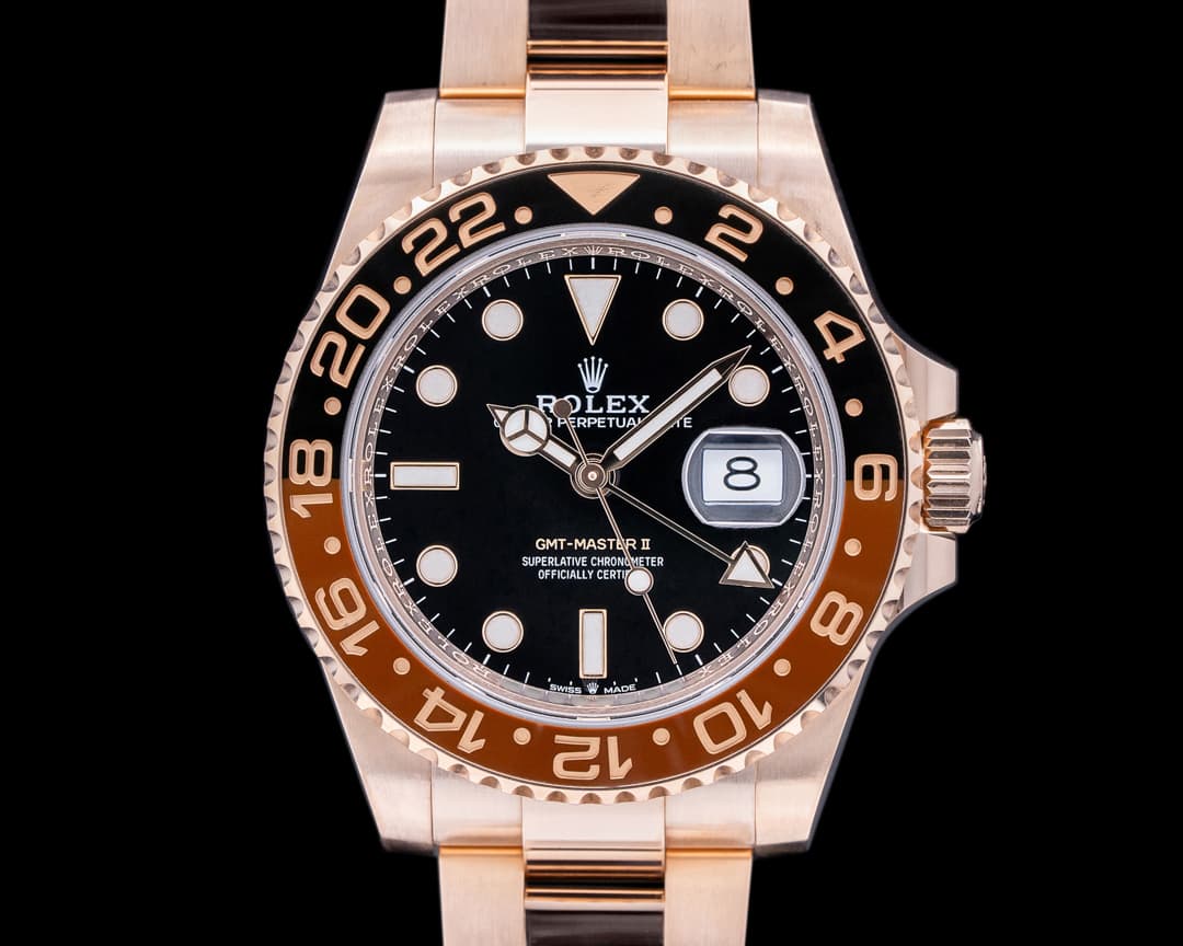 Rolex GMT Master II 126715 18K Everose Ceramic Root Beer 2023