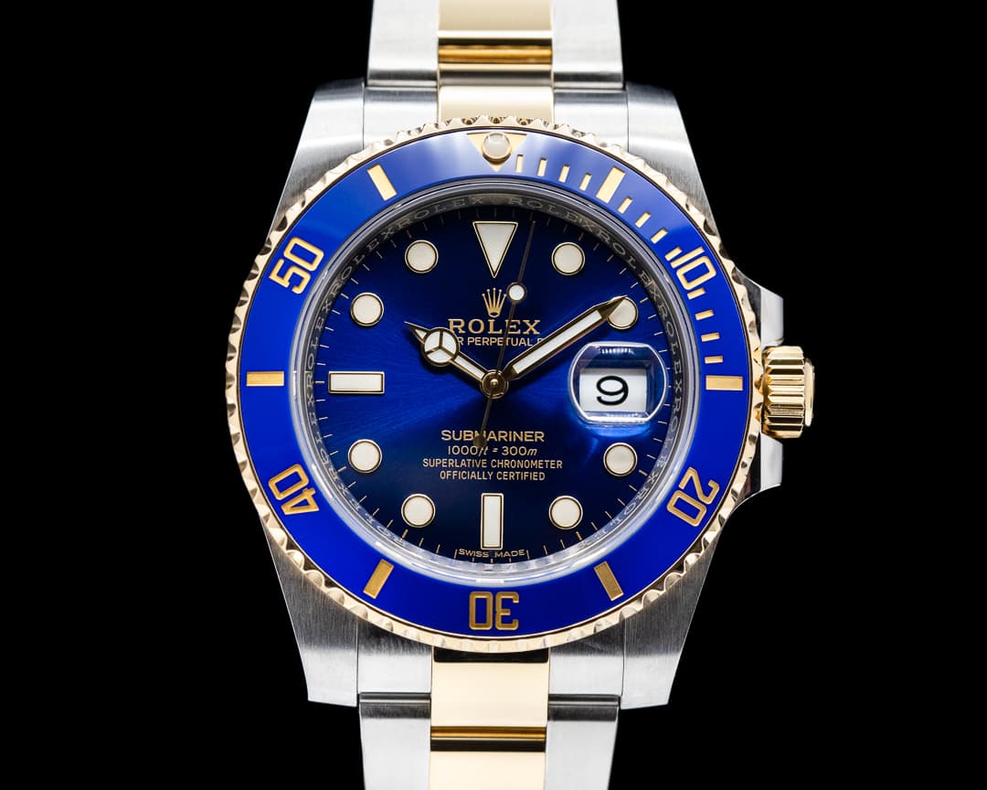 Rolex Submariner 116613LB Ceramic Blue Dial 18K / SS 