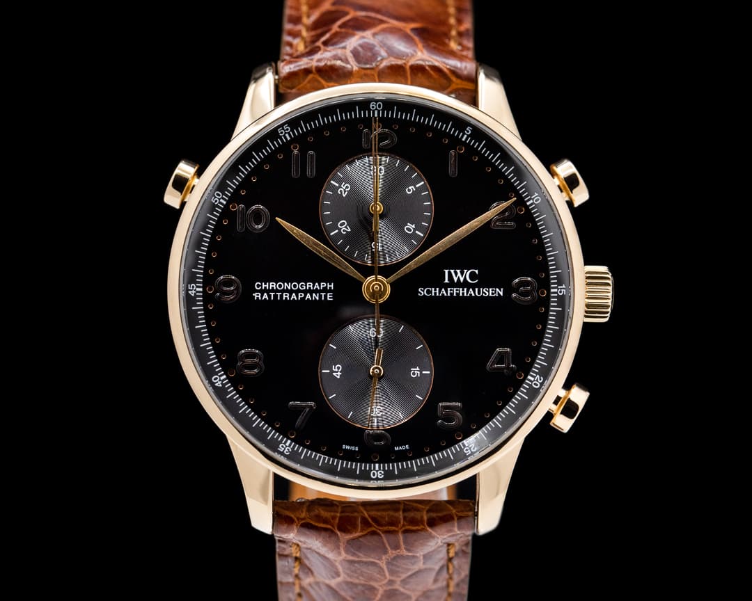IWC Portuguese Chronograph Split Second 18K Rose Gold