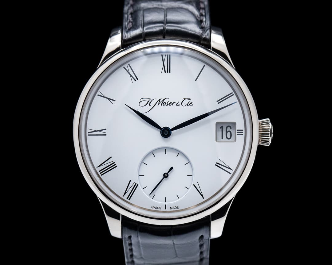 H. Moser and Cie. Venturer Big Date 18K White Gold 