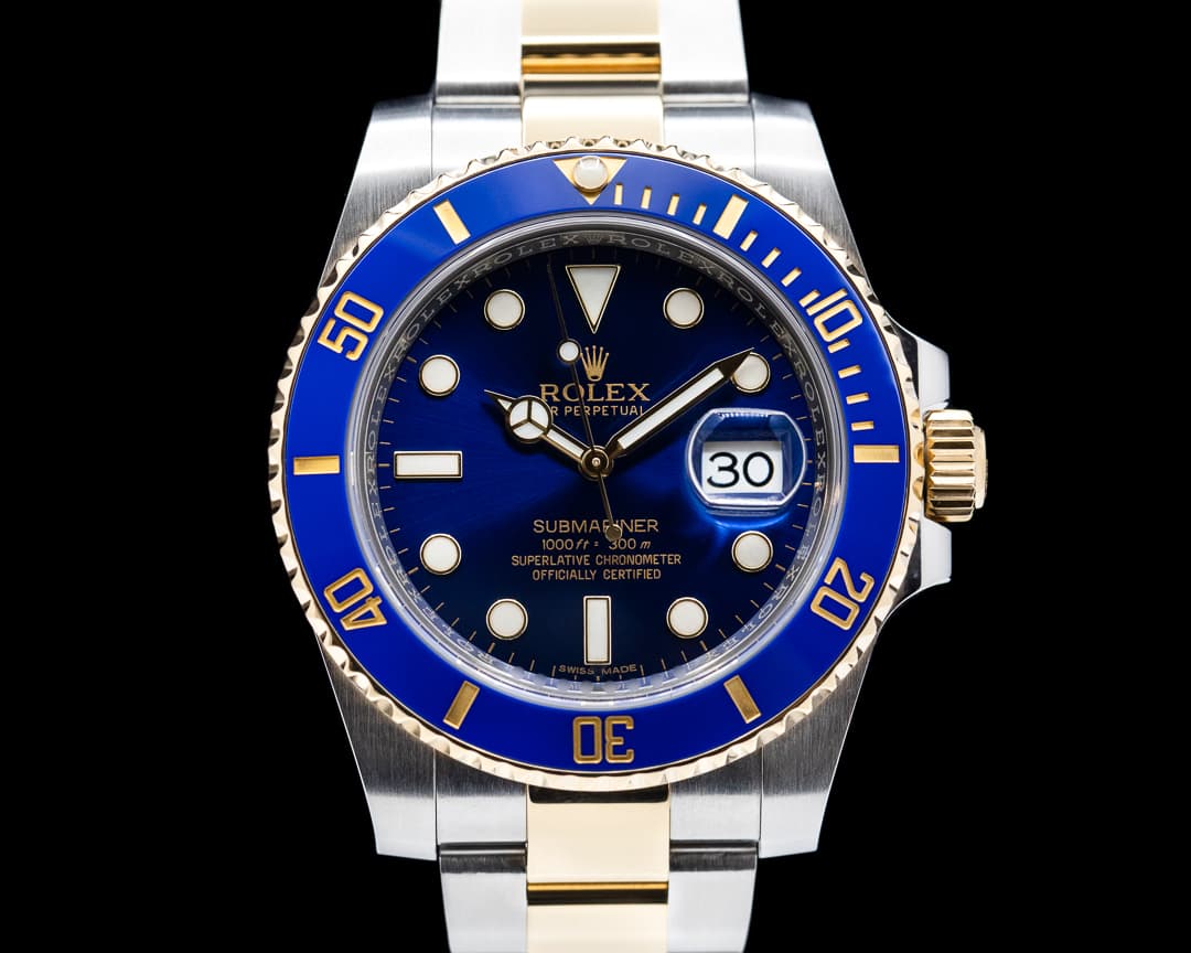 Rolex Submariner 116613LB Ceramic Blue Dial 18K / SS 