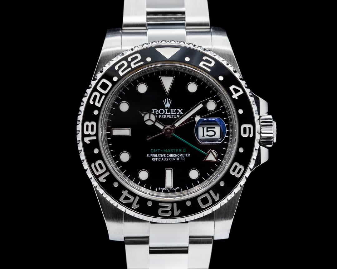 Rolex GMT Master II 116710LN Ceramic SS Full Set