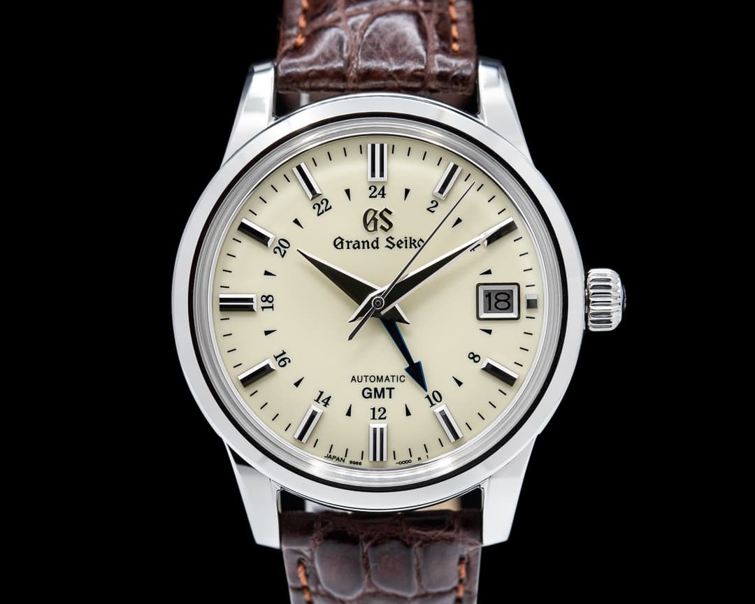 Grand Seiko Grand Seiko Automatic SBGM221 SS / Cream Dial GMT 