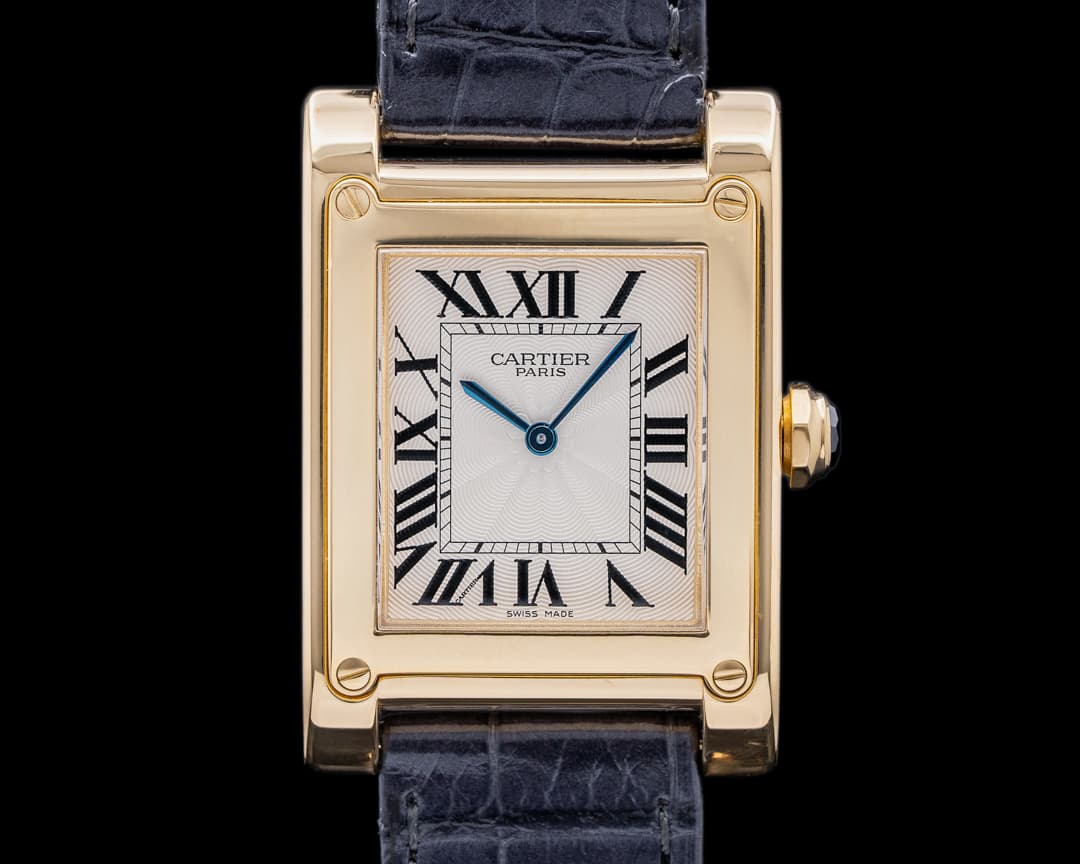 Cartier Tank a Vis Privee Collection 18K YG